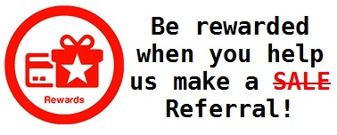 Earn rewards by simply referring (No sale)